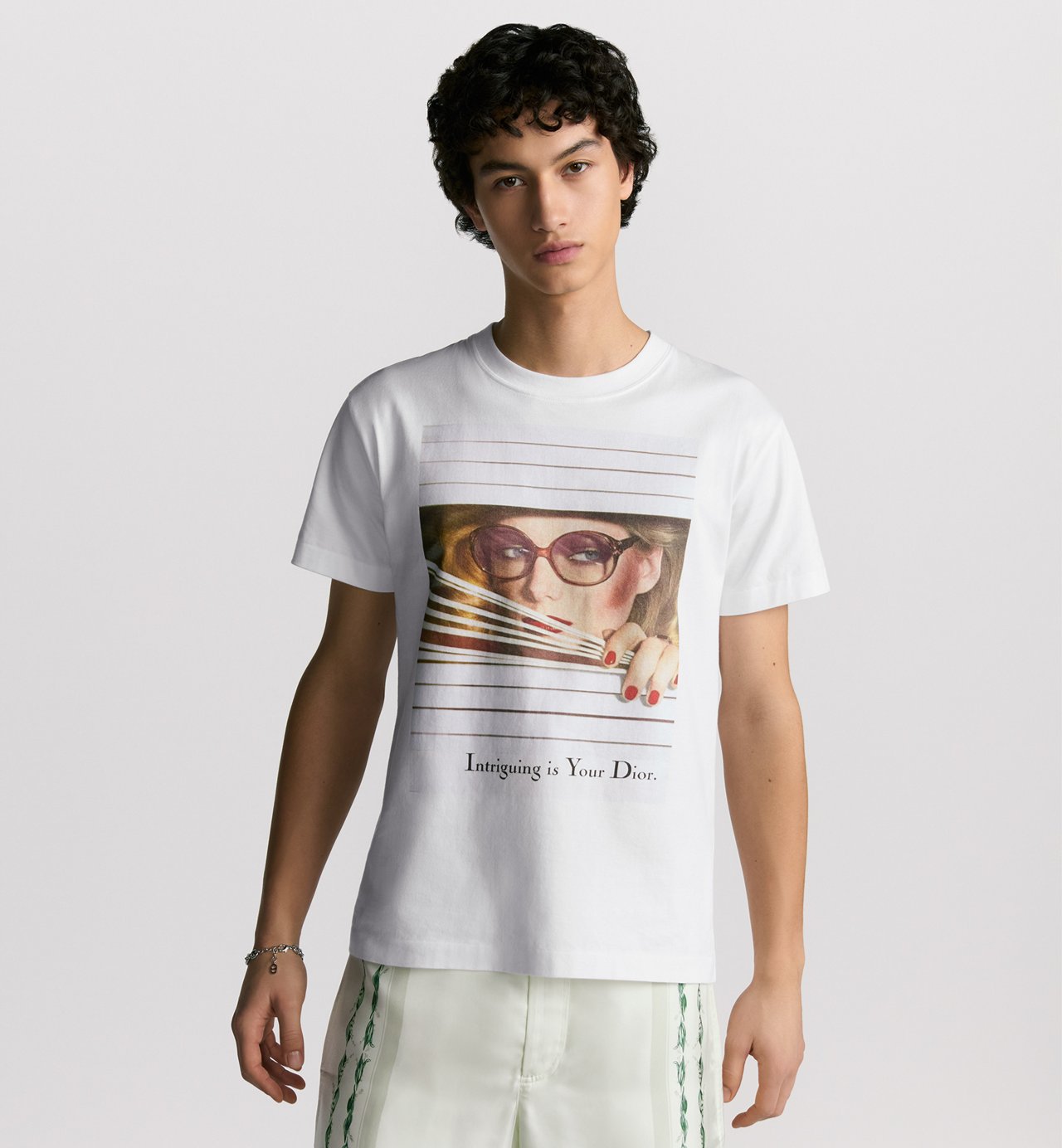 T-shirt imprimé Dior Heritage, coupe regular