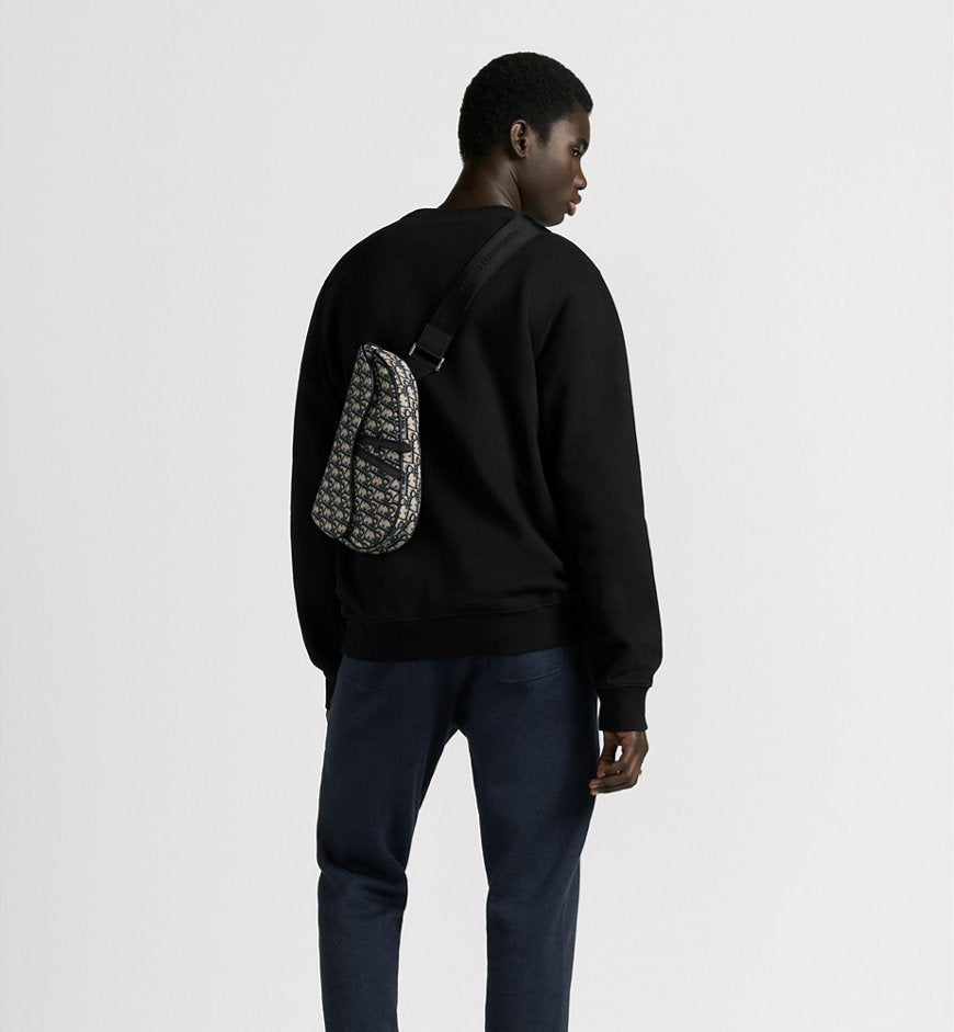 Sac Saddle Noir et Beige