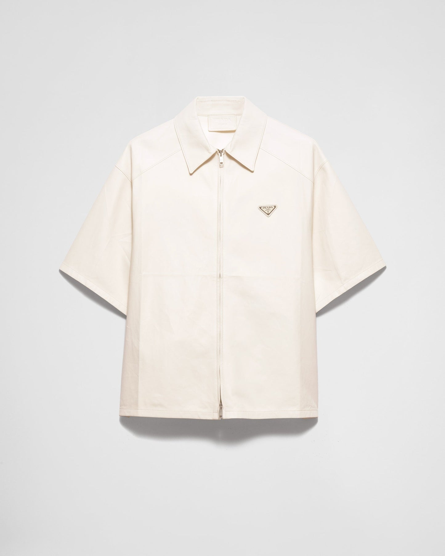 Chemise en cuir nappa