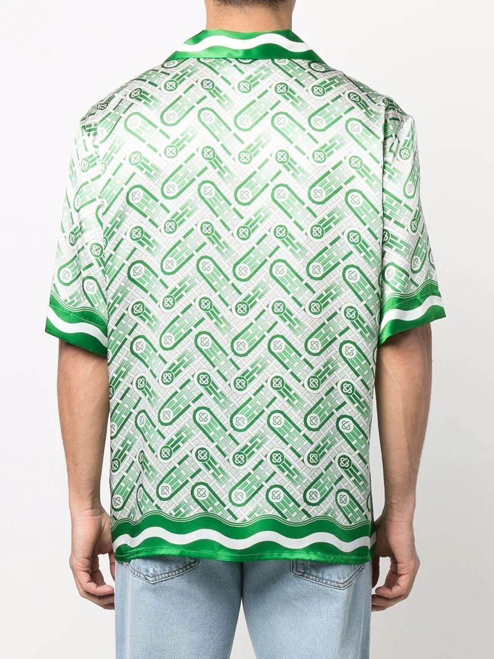 Casablanca Ping Pong monogram-print shirt