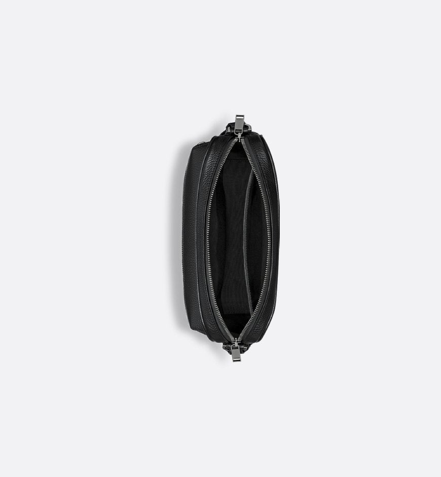 Sac Messenger zippé Rider 2.0 Noir et Beige