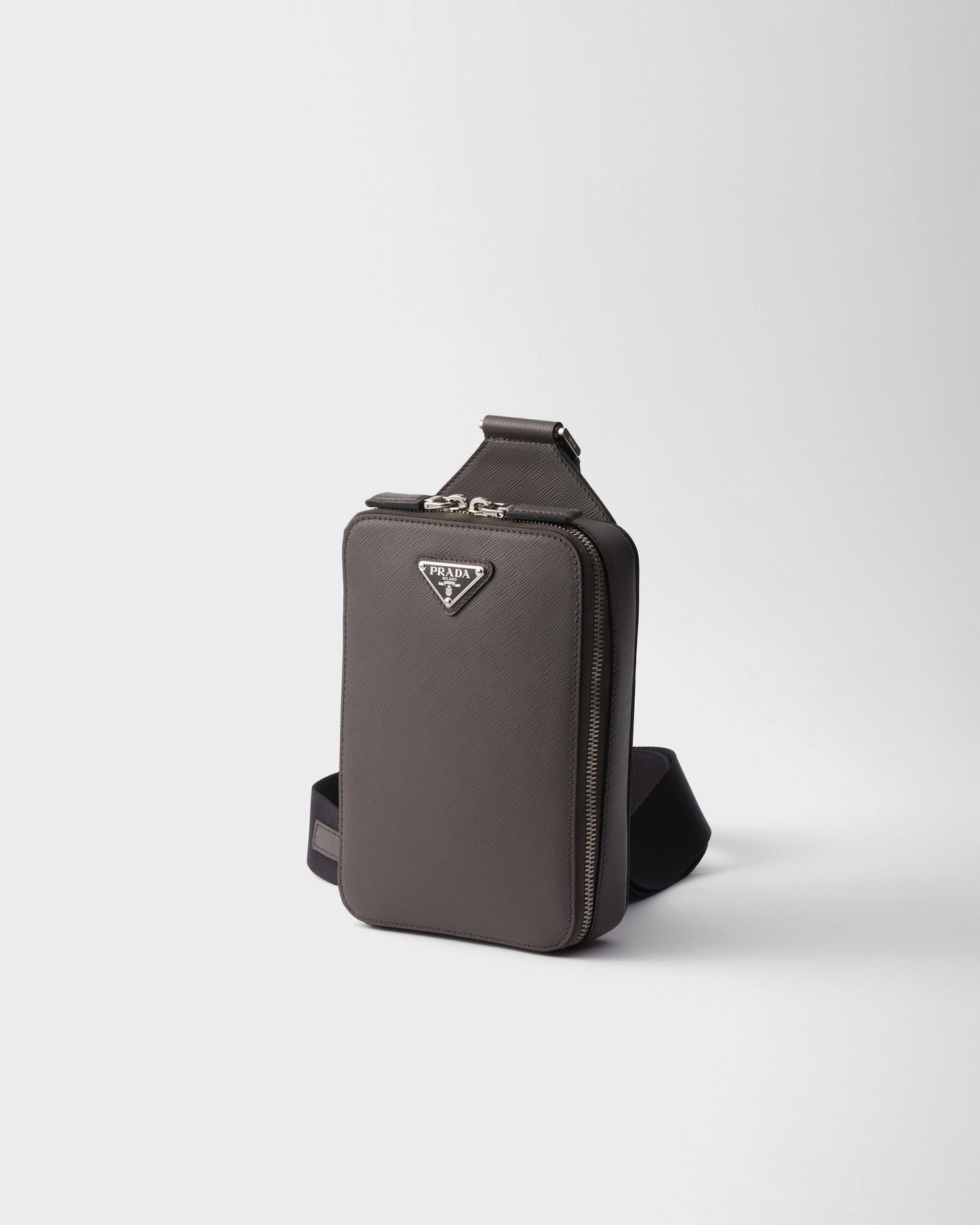 Sac Prada Brique en cuir Saffiano