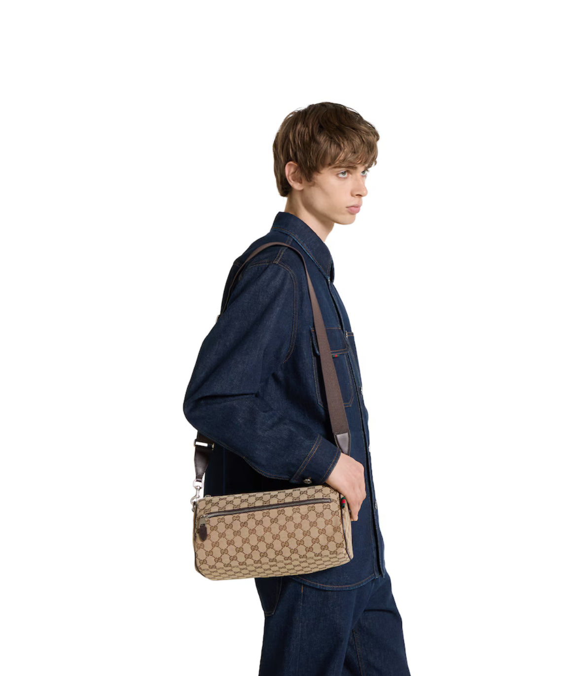 Sac cylindrique en toile GG petit format