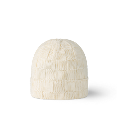 Bonnet et Écharpe Écharpe Damier Snug Crème