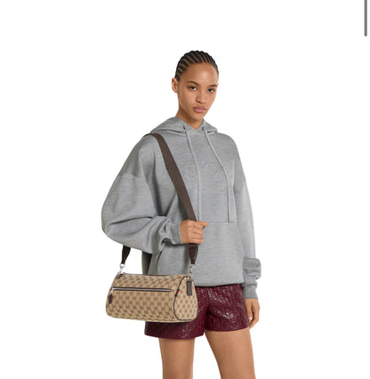 Sac cylindrique en toile GG petit format