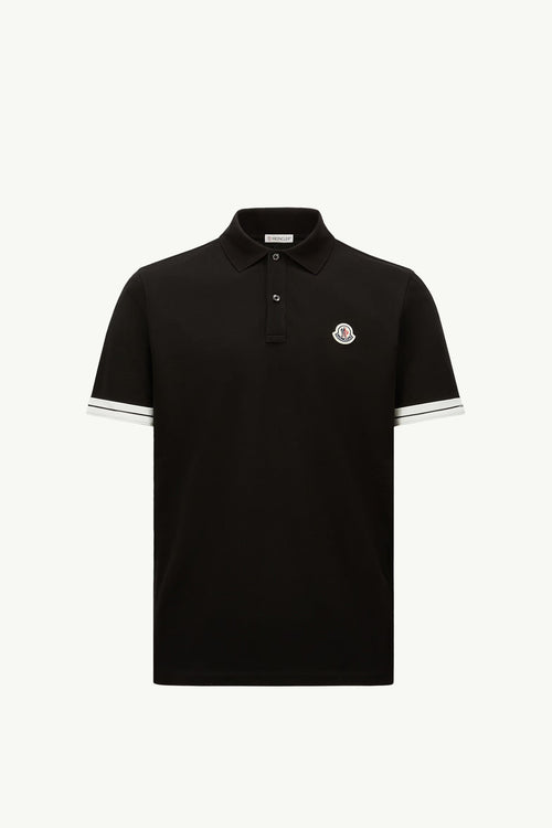 POLO EN PIQUÉ DE COTON À LOGO