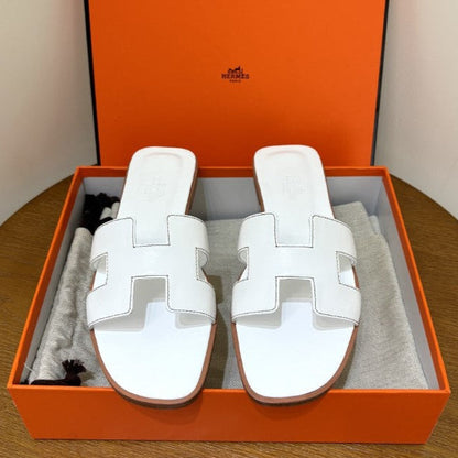 Hermes - Claquettes Blanc