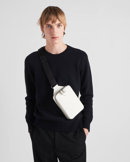 Sac Prada Brique en cuir Saffiano