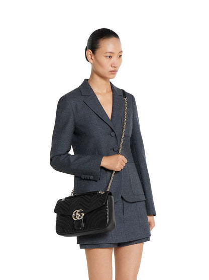 Sac à épaule grand format à motif GG Marmont