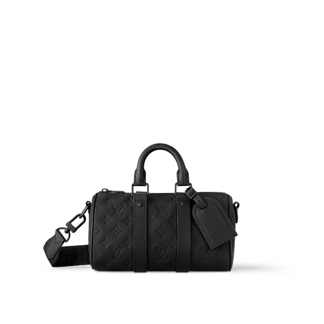 Sac Keepall Bandoulière 25 Noir Cuir