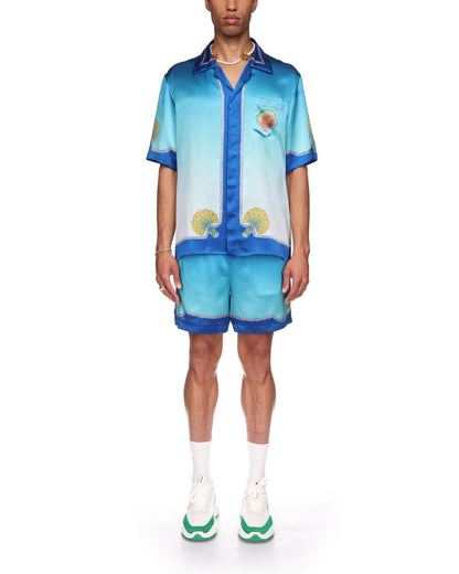 Coquillage Coloré Silk Shirt