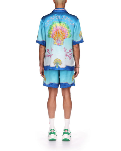 Coquillage Coloré Silk Shirt