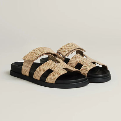 Hermes - Sandales Chypre Beige Argile